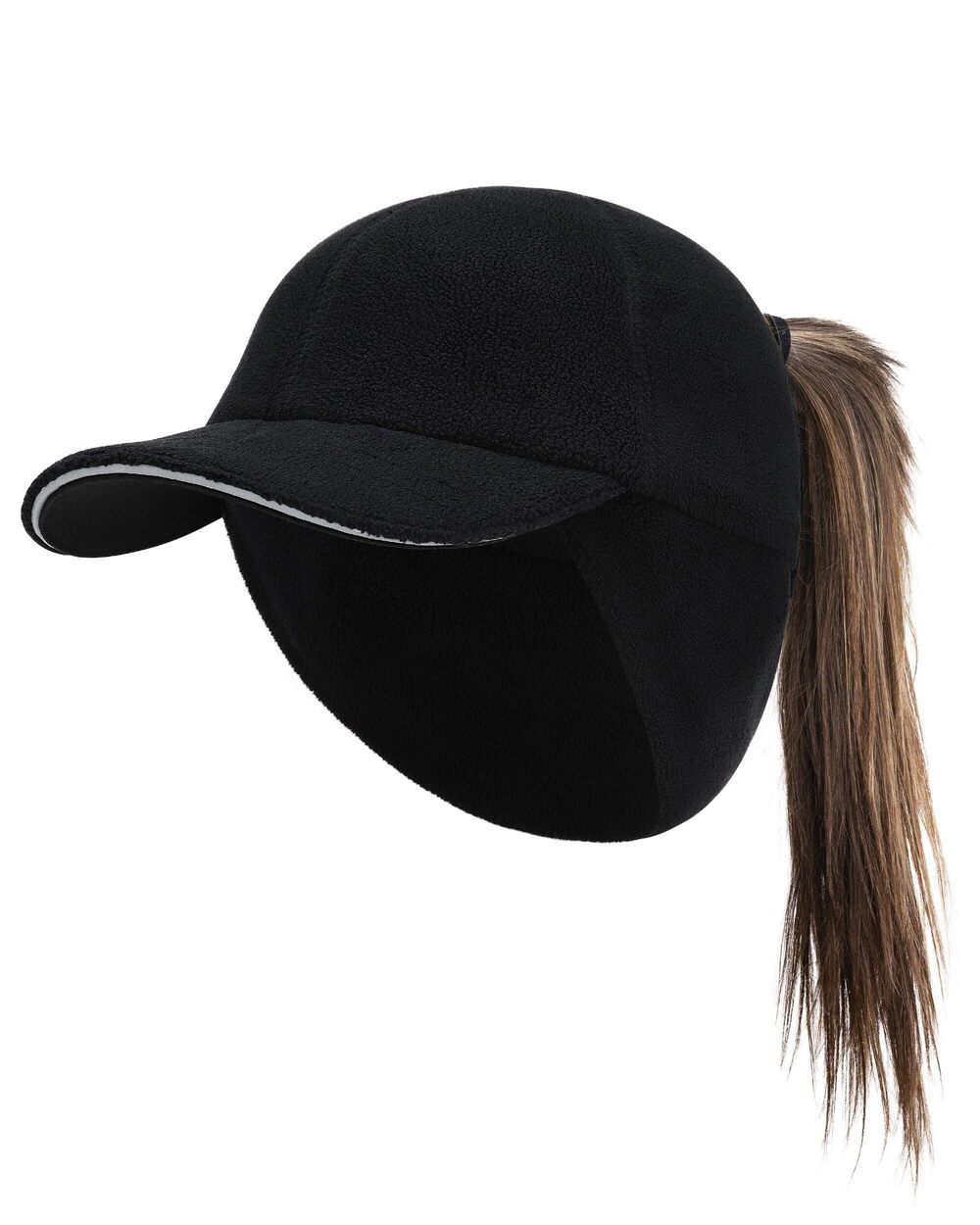3103 Winter Ponytail Hats , Winter Running Gear Ear Warmer Hat